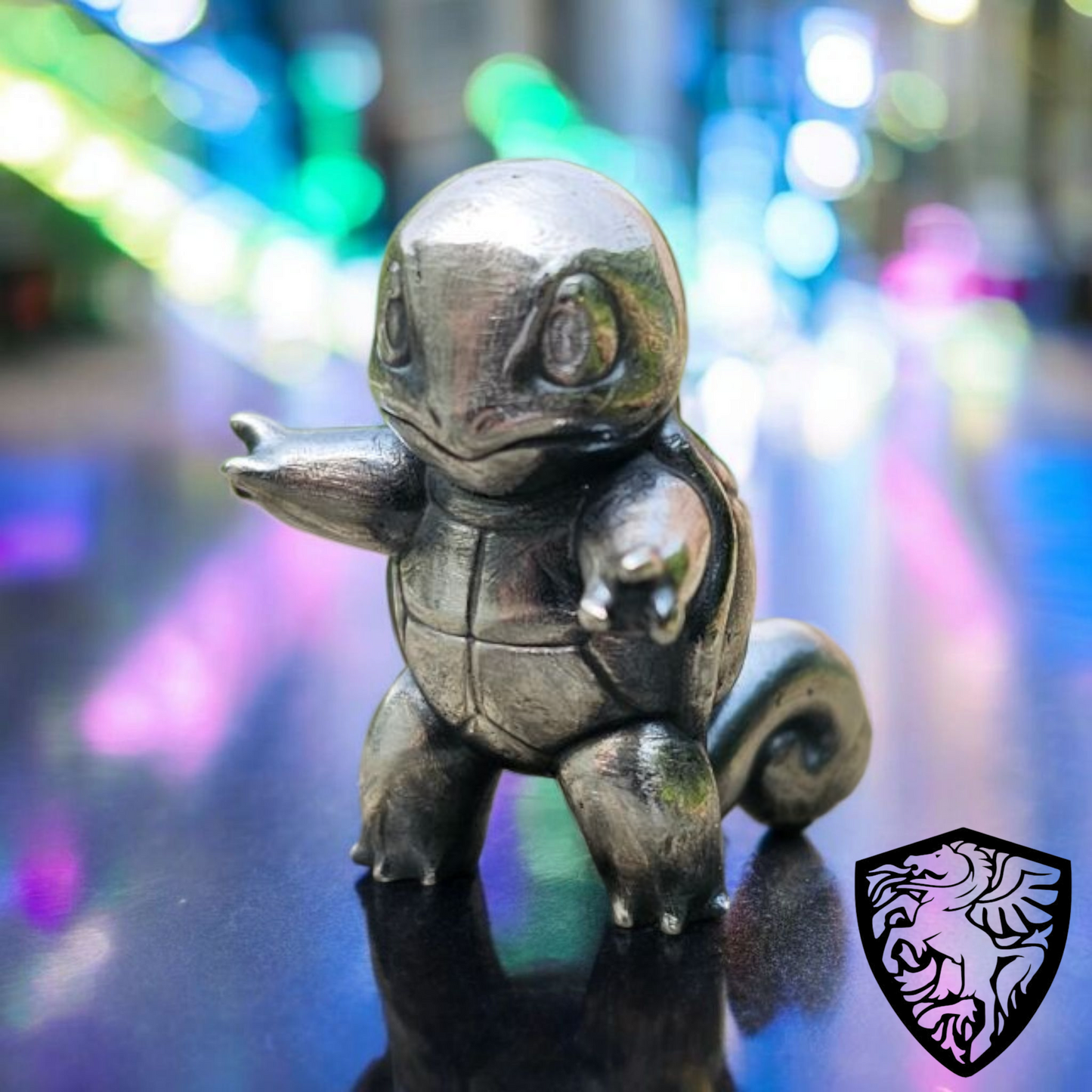 Squirtle 999 fine silver