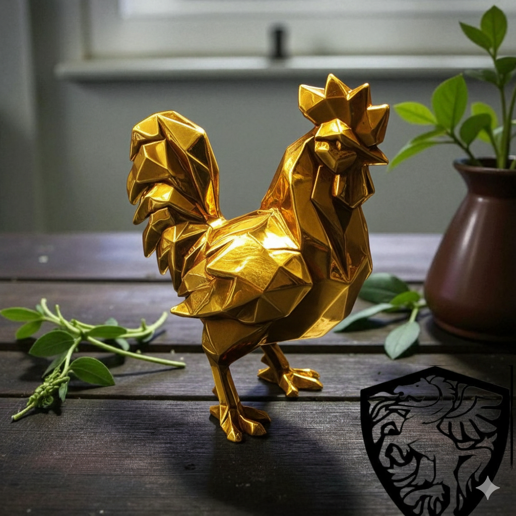 Low Polly Rooster