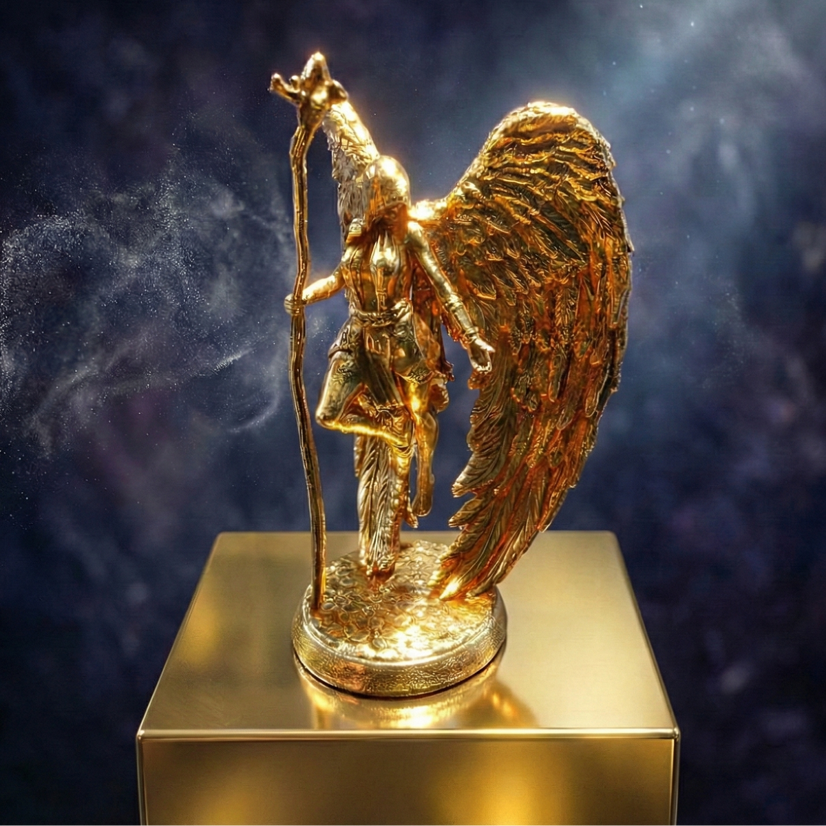 Elyndra Angel .999 Fine Silver Statue — Hand-Poured