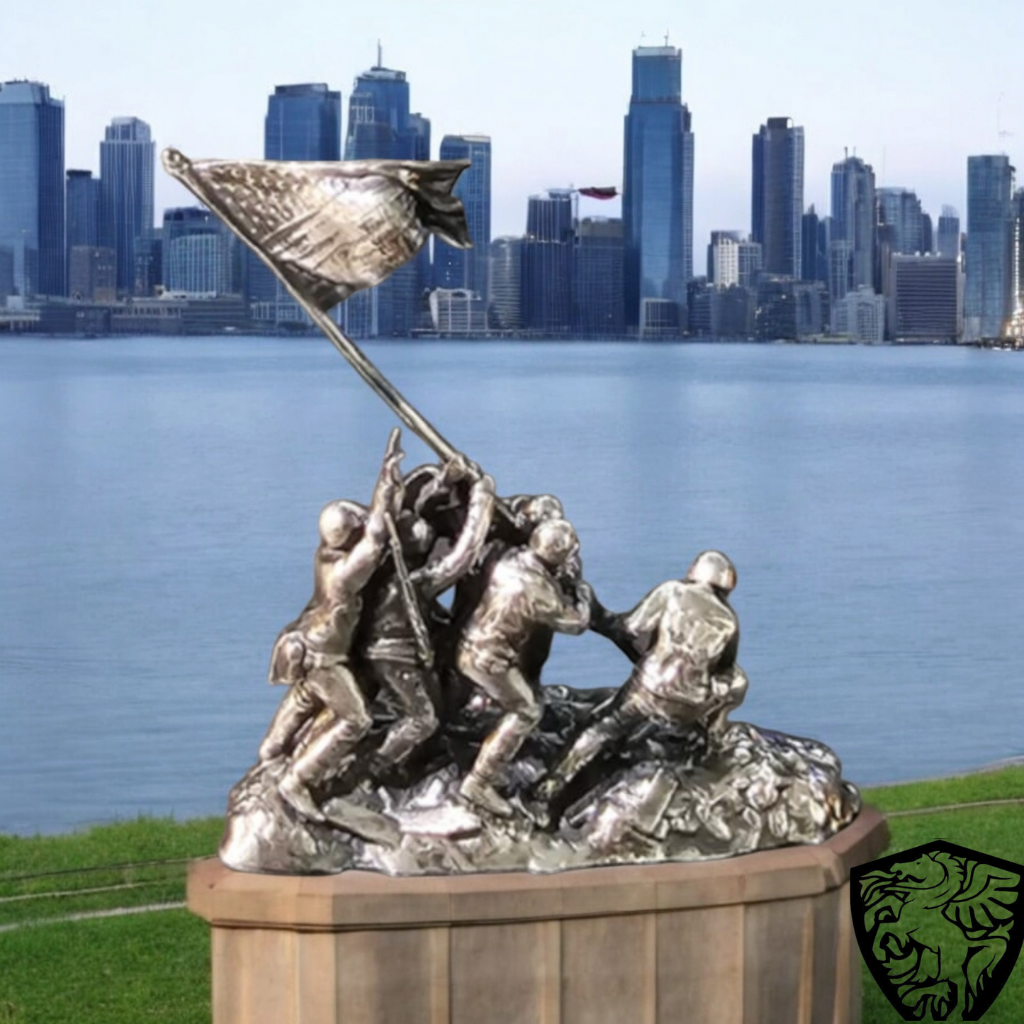 Iwo Jima Statue 3ozt sterling silver