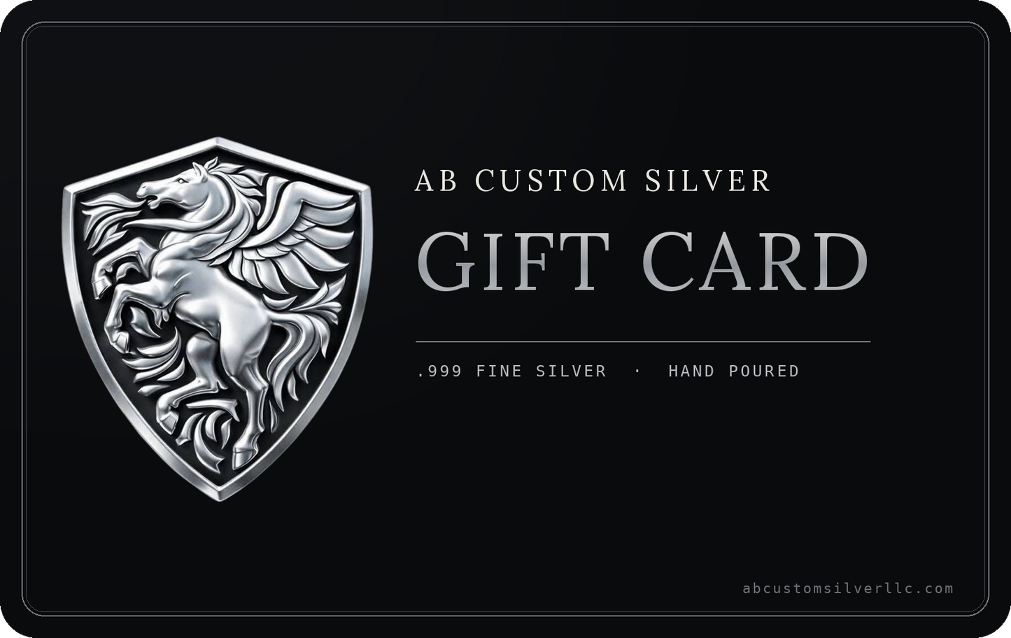 AB Custom Silver Gift Card