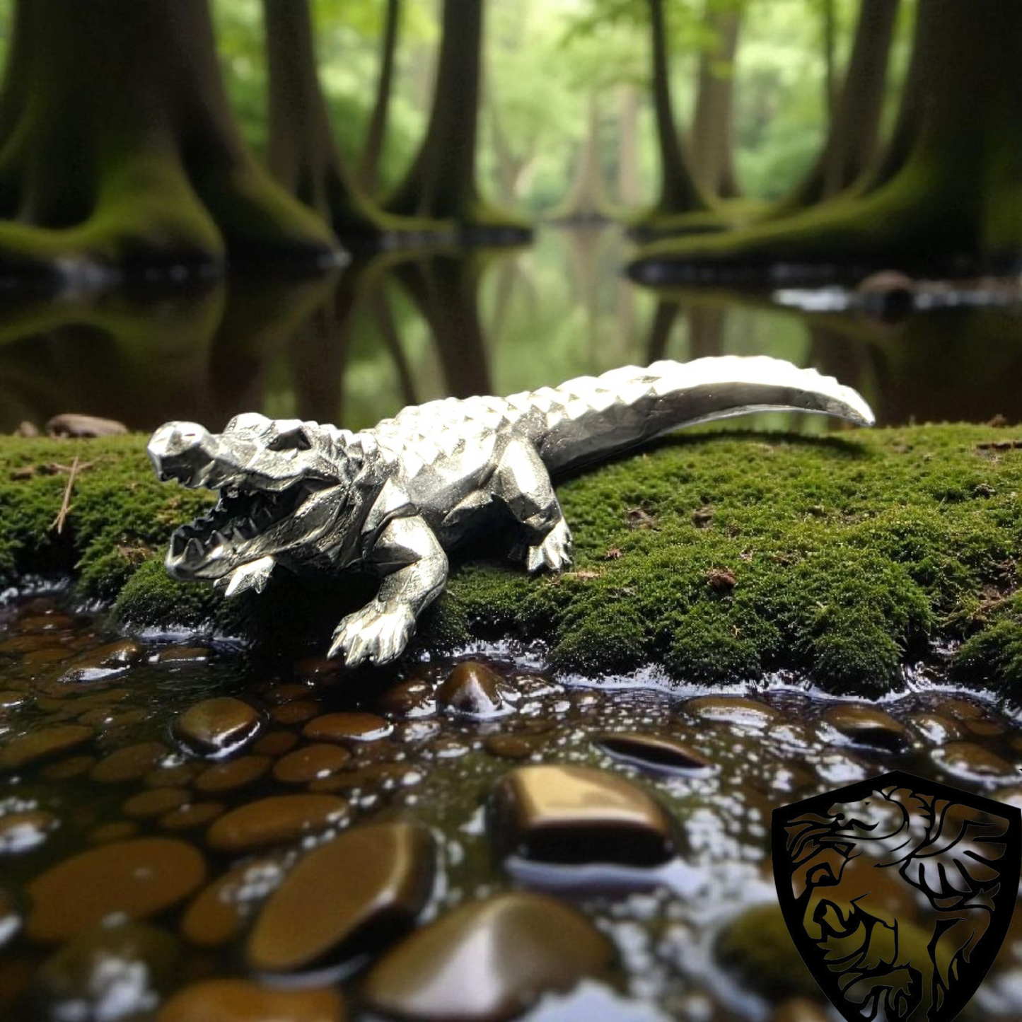 Low Polly Crocodile