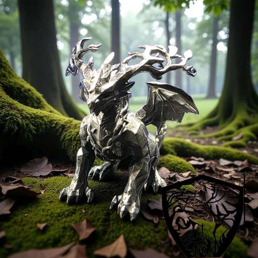 Low Polly Forest Dragon